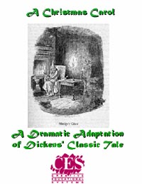 A Christmas Carol by Charles Dickens Junior High School play script cover